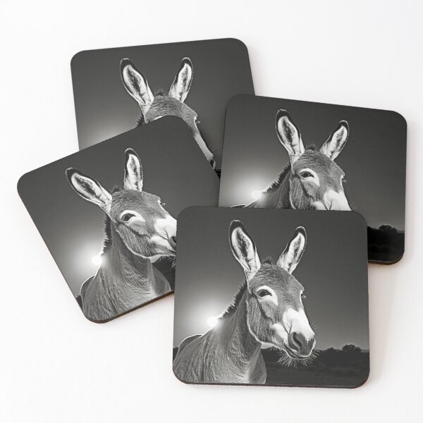 Item preview, Silhouetted Serenade: Donkey in the Moonlight designed and sold by Brendon987.