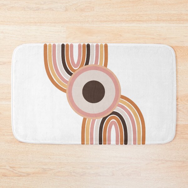 Item preview, Boho Minimalist Rainbow Circle Mod Art design in Neutral designed and sold by PaperViewStore.