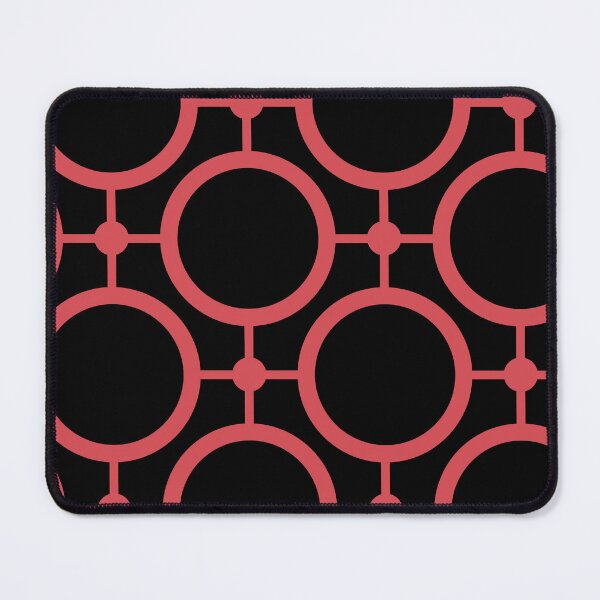 Item preview, Circle Polka Dot Stripe Geometric Pattern Radiant Red 011- 50 -32 - d74c53 2024 Trending Shades designed and sold by ColorOfTheYears.