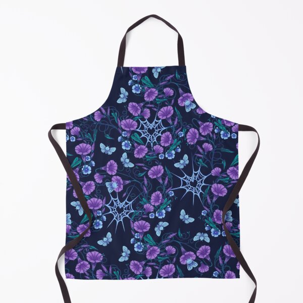Item preview, Purple flowers and moths designed and sold by liiafis.