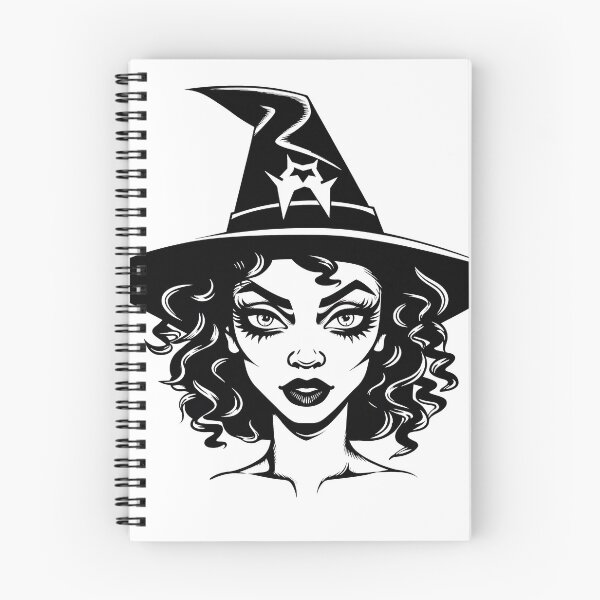Item preview, Celebrating Black Woman Magic: Cute Halloween-Themed Witch with Hat designed and sold by Studio-Mind.