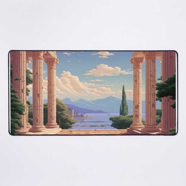 Item preview, Ancient Greek Pixel Adventure - Retro Art Revives History designed and sold by Brownpants.