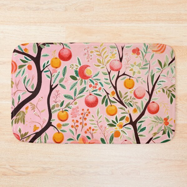 Item preview, Cute Floral and Fruit Print designed and sold by meggydesigns.