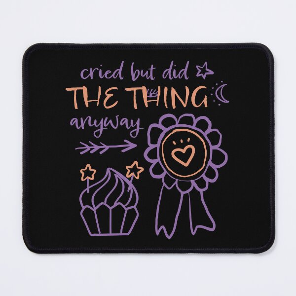 Item preview, Cried but Did the Thing Anyway Doodle designed and sold by VermintStudio.