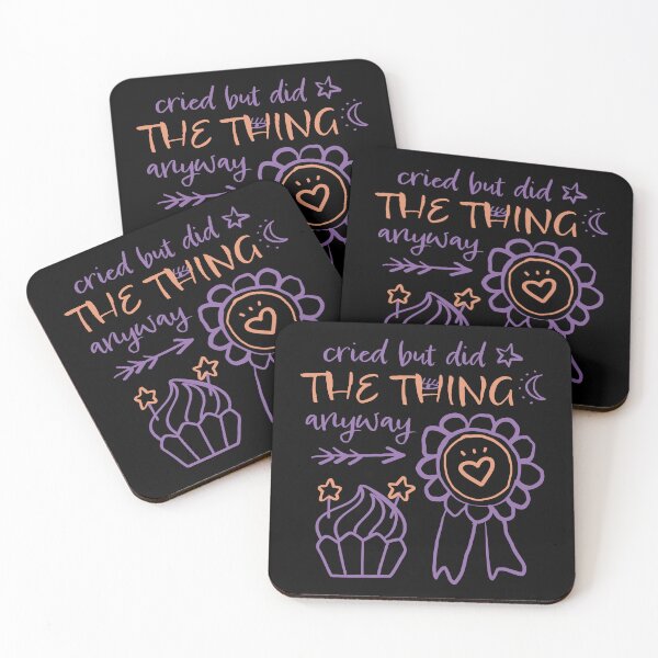 Item preview, Cried but Did the Thing Anyway Doodle designed and sold by VermintStudio.