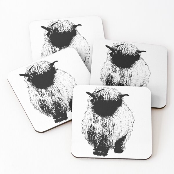 Item preview, Valais Blacknose Sheep Abstract  designed and sold by Mary Nitz.