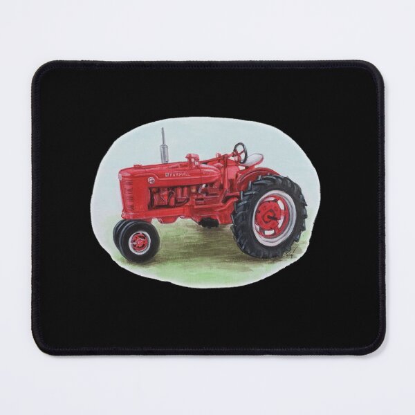 Item preview, Farmall Tractor (black background) designed and sold by SandraWarmerdam.