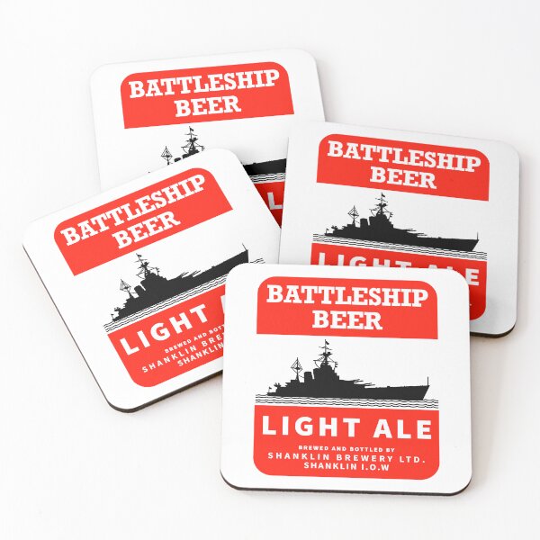 Item preview, Battleship Beer Light Ale designed and sold by sirglennbo.