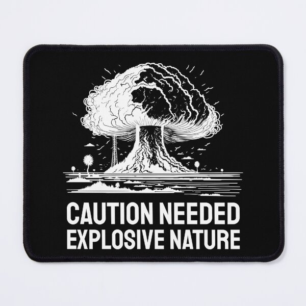 Item preview, Caution needed - explosive nature. White version. designed and sold by twisted-dot.
