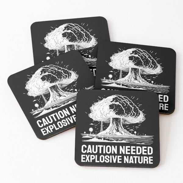 Item preview, Caution needed - explosive nature. White version. designed and sold by twisted-dot.