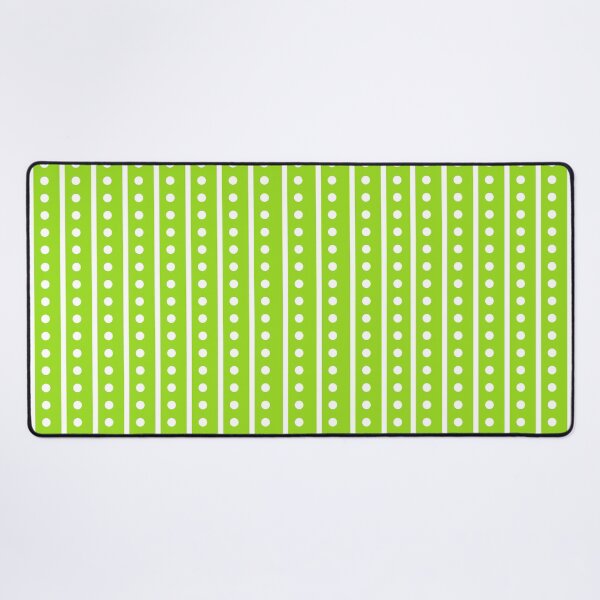 Item preview, White & Neon Green Vertical Stripes and Polka Dots Cyber Lime 99DC1B 2024 Trending Shades designed and sold by ColorOfTheYears.