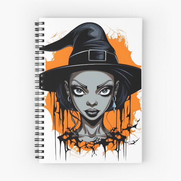 Item preview, Celebrating Black Woman Magic: Cute Halloween-Themed Witch with Hat designed and sold by Studio-Mind.