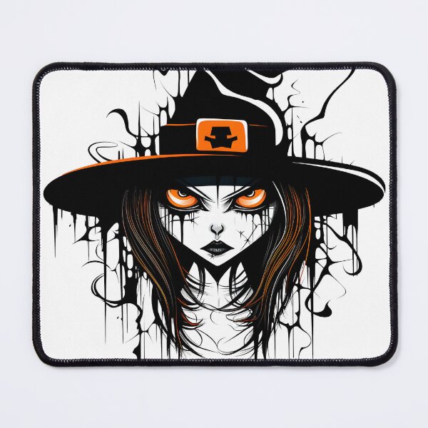 Item preview, Celebrating Black Woman Magic: Cute Halloween-Themed Witch with Hat designed and sold by Studio-Mind.