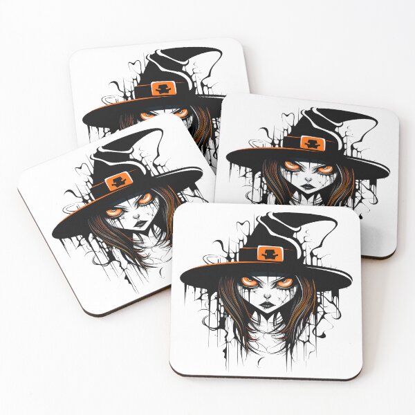 Item preview, Celebrating Black Woman Magic: Cute Halloween-Themed Witch with Hat designed and sold by Studio-Mind.