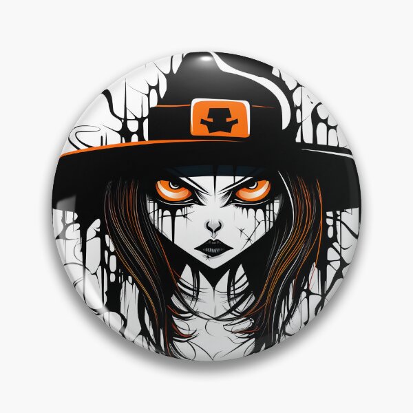 Item preview, Celebrating Black Woman Magic: Cute Halloween-Themed Witch with Hat designed and sold by Studio-Mind.