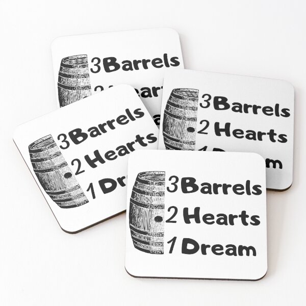 Item preview, 3 Barrels 2 Hearts 1 Dream Barrel Racing Quote designed and sold by Sonatablue.