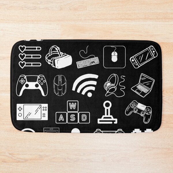 Item preview, Gamer Themed Pattern designed and sold by PinkSyrupWS.