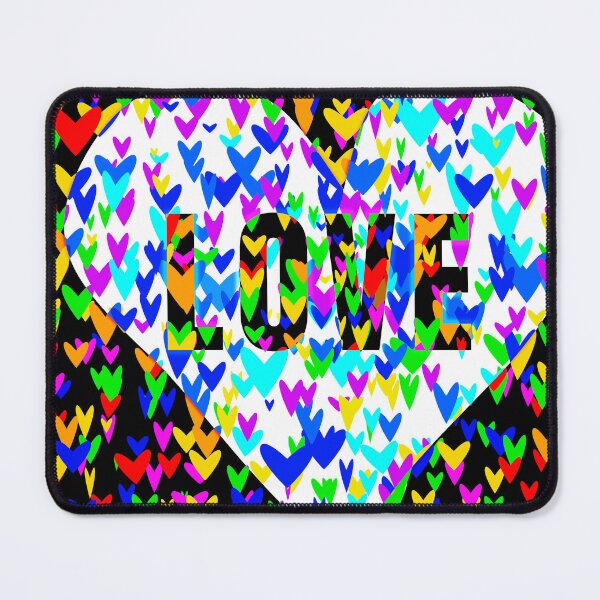 Item preview, multicolored hearts designed and sold by studio468.
