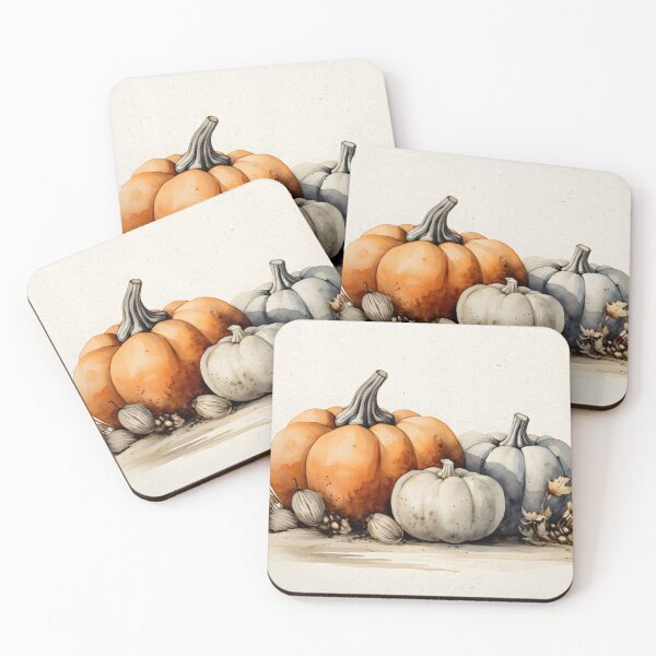 Item preview, Halloween in Watercolor: Pumpkin Cosiness designed and sold by ArtByKattie.