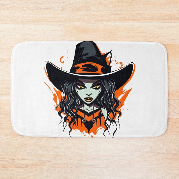 Item preview, Celebrating Black Woman Magic: Cute Halloween-Themed Witch with Hat designed and sold by Studio-Mind.
