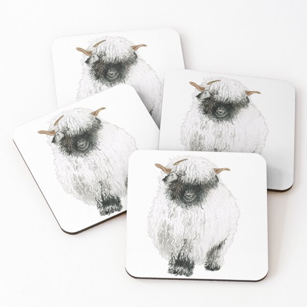 Item preview,  Valais Blacknose Sheep Drawing designed and sold by Mary Nitz.
