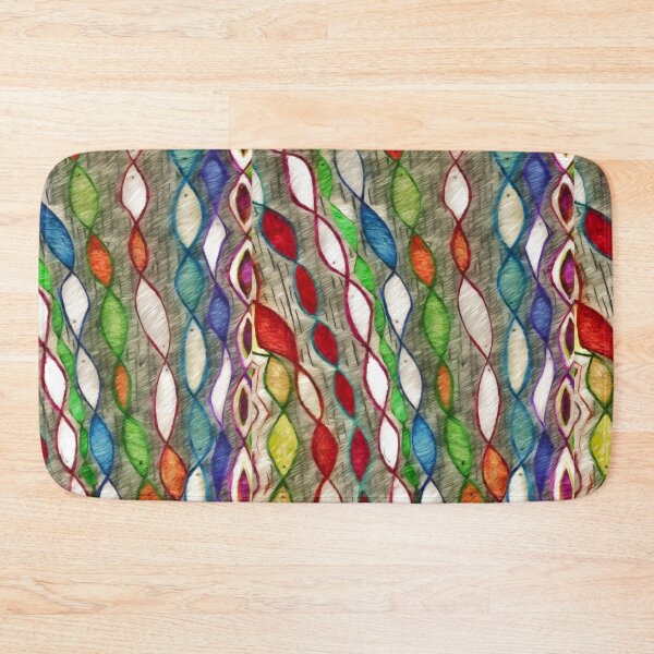 Item preview, Can you find the kissing fish in this abstract drawing? designed and sold by EmevoliProducts.