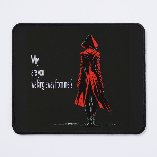 Item preview, Lady in red walking away from me designed and sold by AlfredSSikula.