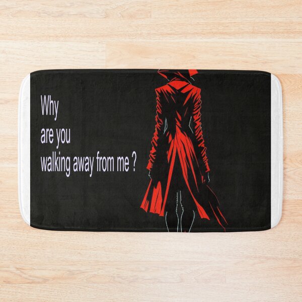 Item preview, Lady in red walking away from me designed and sold by AlfredSSikula.