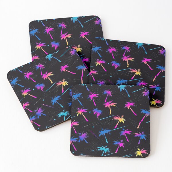 Item preview, 80s and 90s Retro Pixel Art Palm Tree Pattern designed and sold by AeonAcademy.