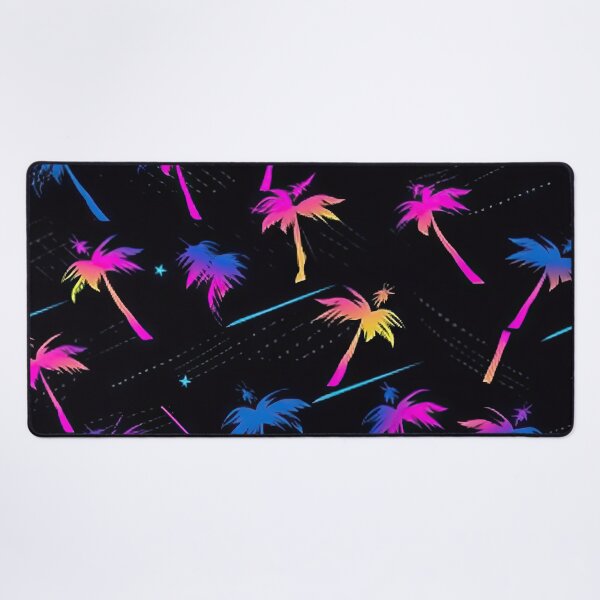 Item preview, 80s and 90s Retro Pixel Art Palm Tree Pattern designed and sold by AeonAcademy.