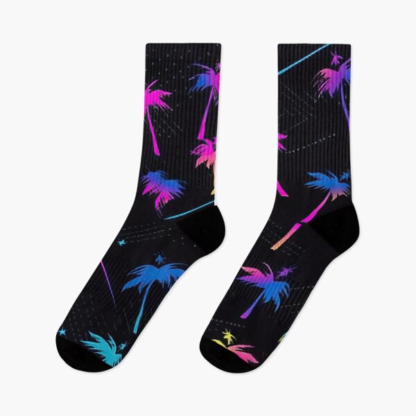 Item preview, 80s and 90s Retro Pixel Art Palm Tree Pattern designed and sold by AeonAcademy.