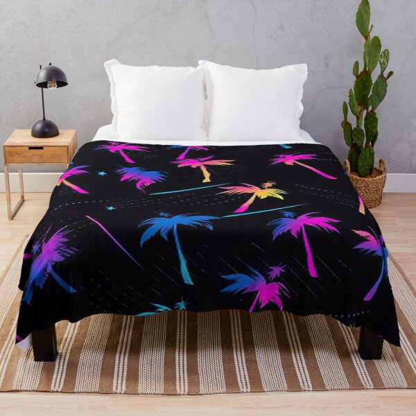 Item preview, 80s and 90s Retro Pixel Art Palm Tree Pattern designed and sold by AeonAcademy.