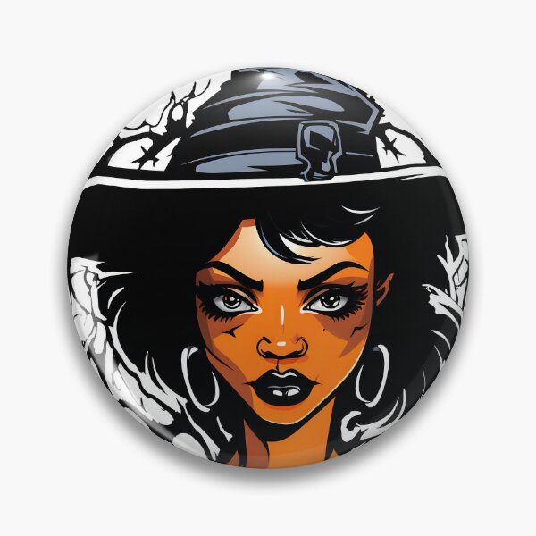 Item preview, Celebrating Black Woman Magic: Cute Halloween-Themed Witch with Hat designed and sold by Studio-Mind.