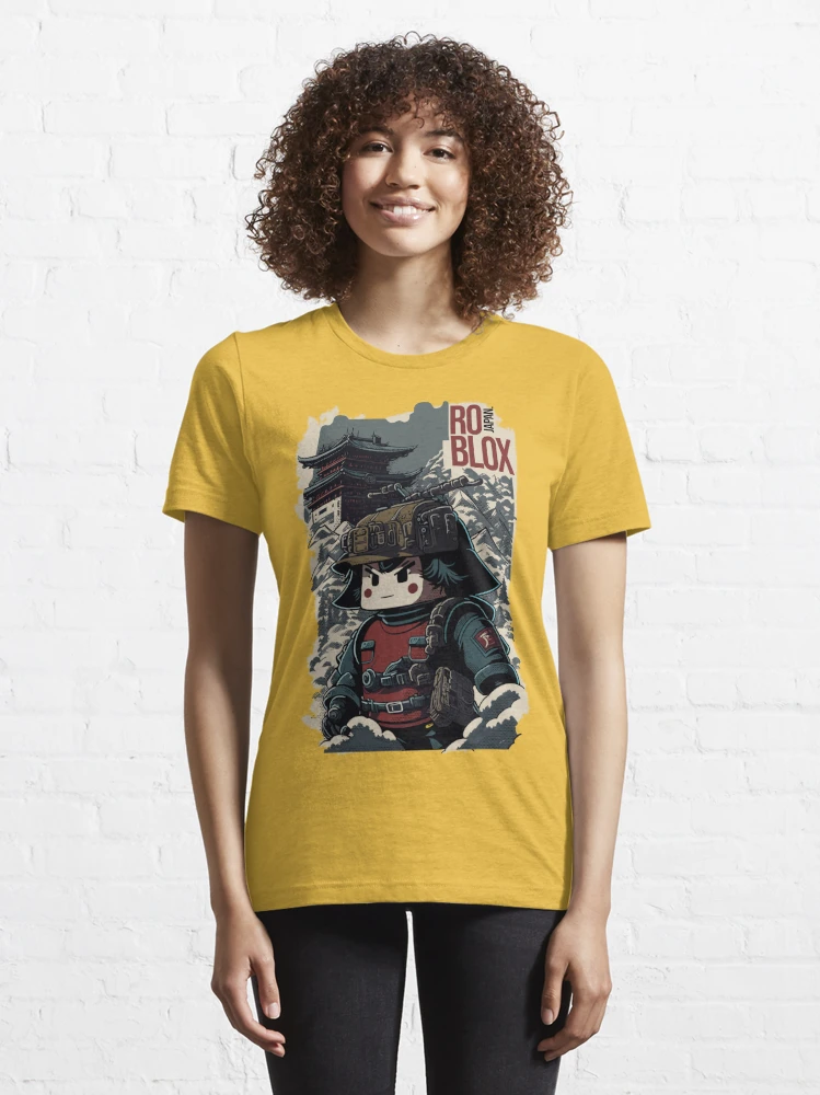 Roblox T-Shirts , roblox face , Roblox Games , Japan , Vintage , Cartoon  Essential T-Shirt for Sale by urbantod