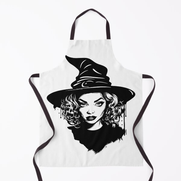 Item preview, Celebrating Black Woman Magic: Cute Halloween-Themed Witch with Hat designed and sold by Studio-Mind.