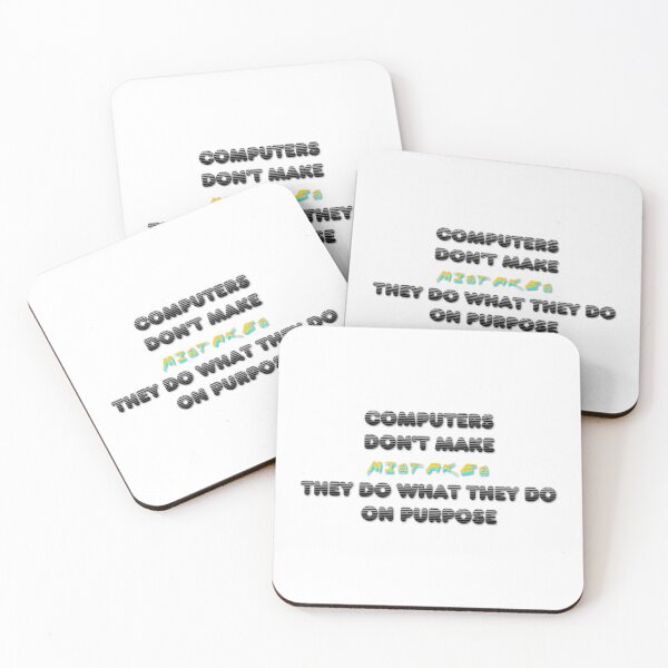 Item preview, computers dont make mistakes designed and sold by mindworldz.