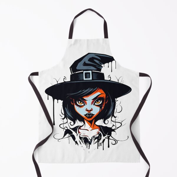 Item preview, Celebrating Black Woman Magic: Cute Halloween-Themed Witch with Hat designed and sold by Studio-Mind.