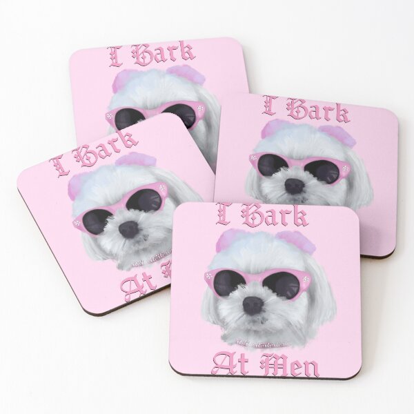 Item preview, Maltese sassy puppy I bark at men  designed and sold by Becs ArtisticVoid.