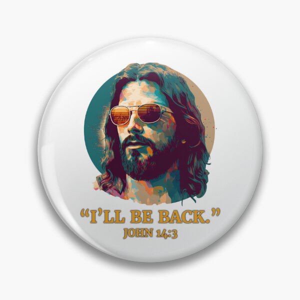 Item preview, Jesus Christ John 14:3 I'll Be Back, Bible Verses, Christian Gifts designed and sold by ImprintMade.