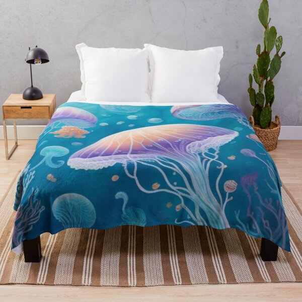 Item preview, Jelly fish in the ocean designed and sold by rubyhousestore.