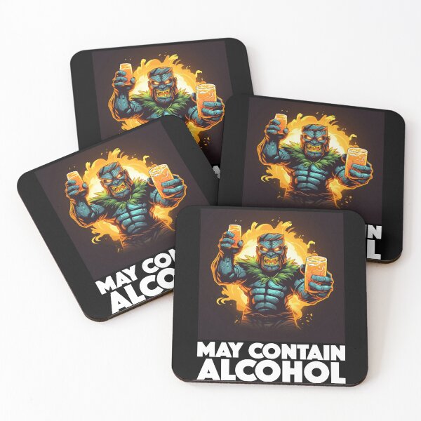 Item preview, May Contain Alcohol, with White Lettering designed and sold by VelvetRoom.