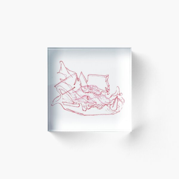 Aperçu de l'œuvre Mâchoires et angles créée et vendue par Riley-Racoon.