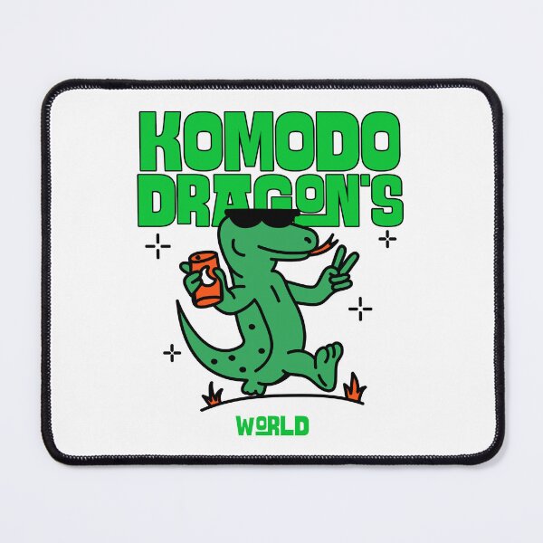 Item preview, Komodo Dragon carrying a drink flashing a peace sign on top of the world designed and sold by jtancrum61.