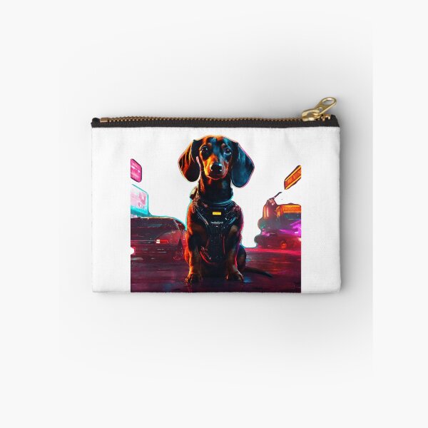 Item preview, Cyberpunk daschund designed and sold by Desordian.
