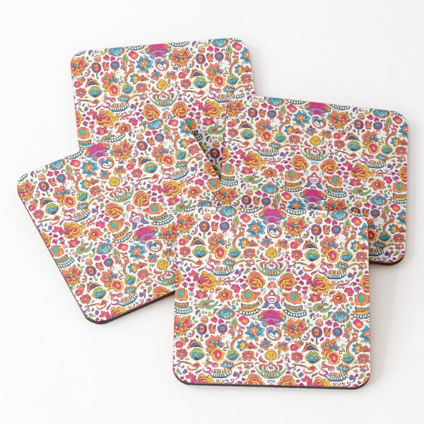 Item preview, Bright Doodle Pattern designed and sold by ZodiacKat.