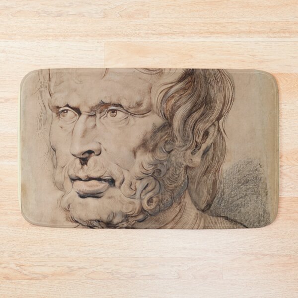 Item preview, Bust of Pseudo-Seneca - Vintige Flemish Drawing designed and sold by HistorySimple.
