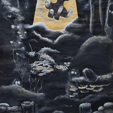 Artwork thumbnail, The dark path by Riley-Racoon