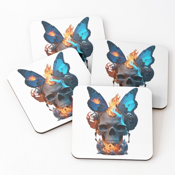 Item preview, Skull water fire harmony designed and sold by Khaoulagoodies.