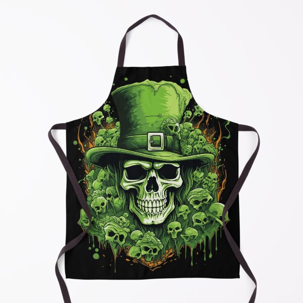 Item preview, St Patrick's Day skull designed and sold by drizzd.