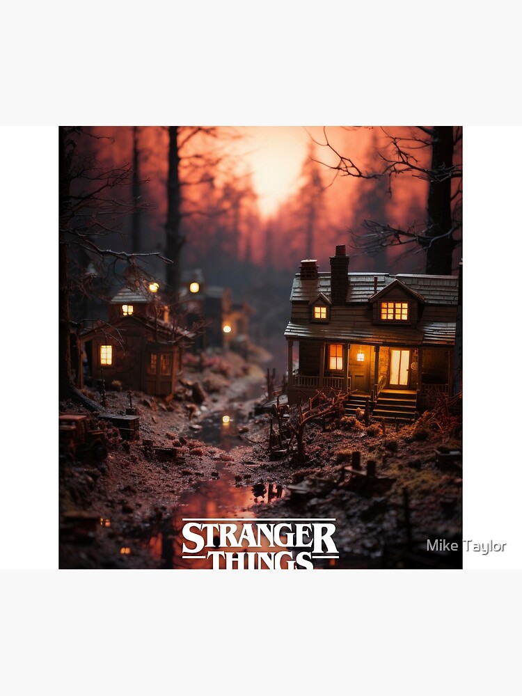 Artwork view, Little Stranger Things Poster designed and sold by Mike Taylor